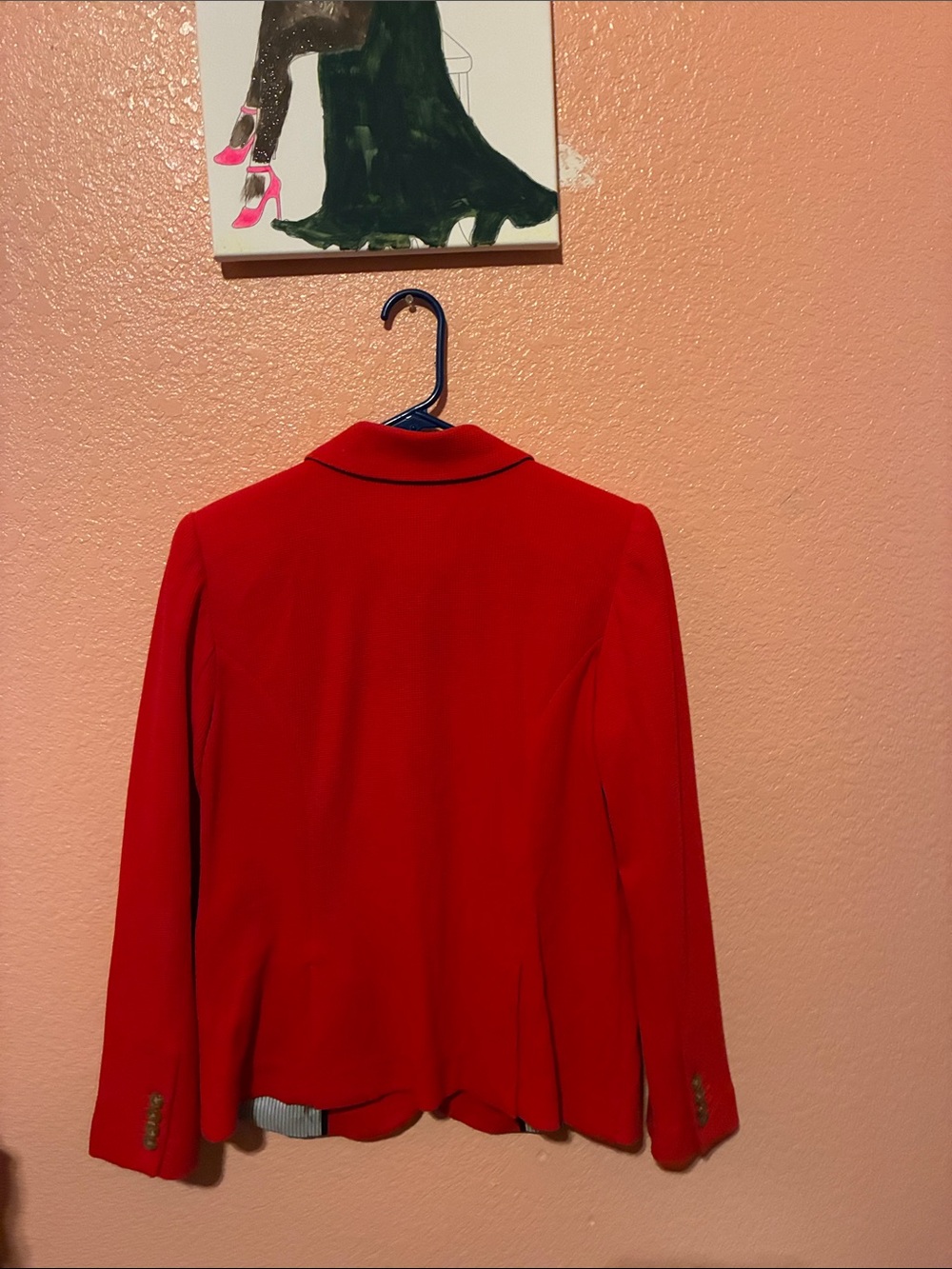COURT & ROWE Bright Red Single-Button Blazer - Picture 6 of 10